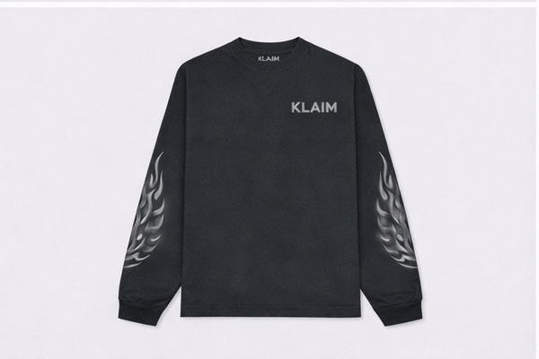 LONGSLEEVE BLACK OUT OF 50 KLAIM