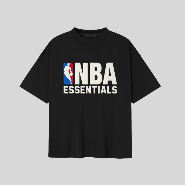 NBA BLACK RED TEE ESSENTIALS