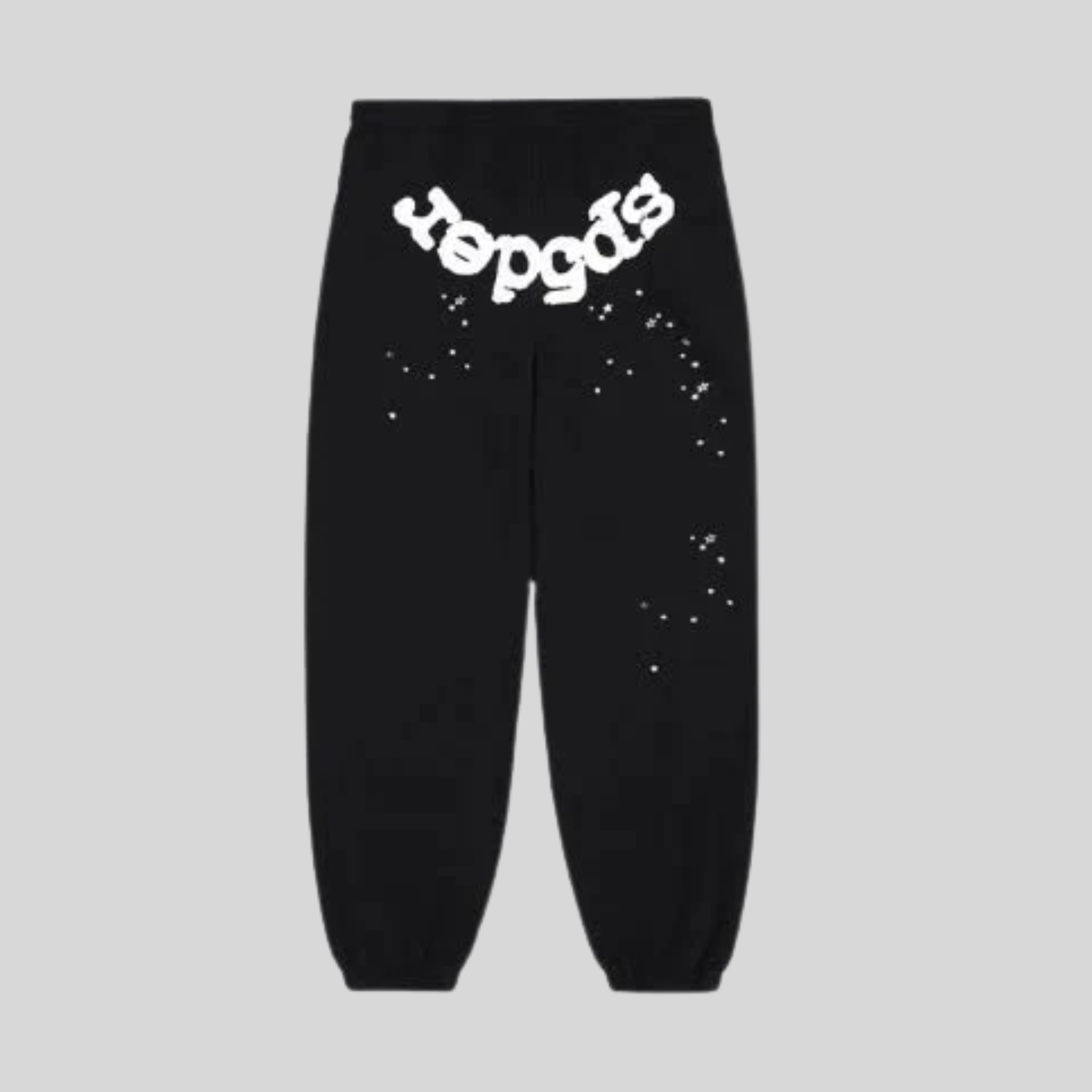 SWEATPANTS BLACK WHITE SP5DER