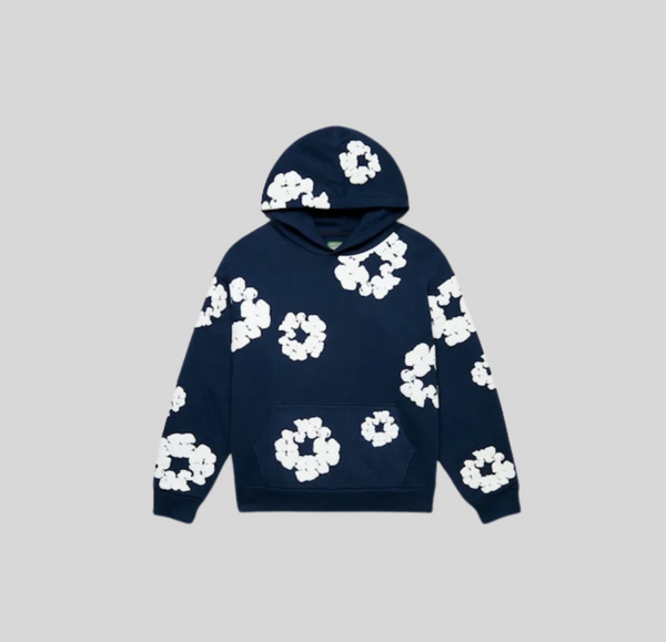 Denim Tears The Cotton Wreath Hoodie Navy DENIM TEARS