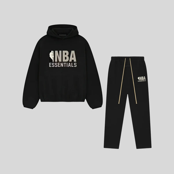 NBA BLACK GREY JOGGER SET ESSENTIALS