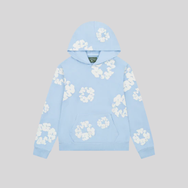 Denim Tears The Cotton Wreath Hoodie Powder Blue DENIM TEARS