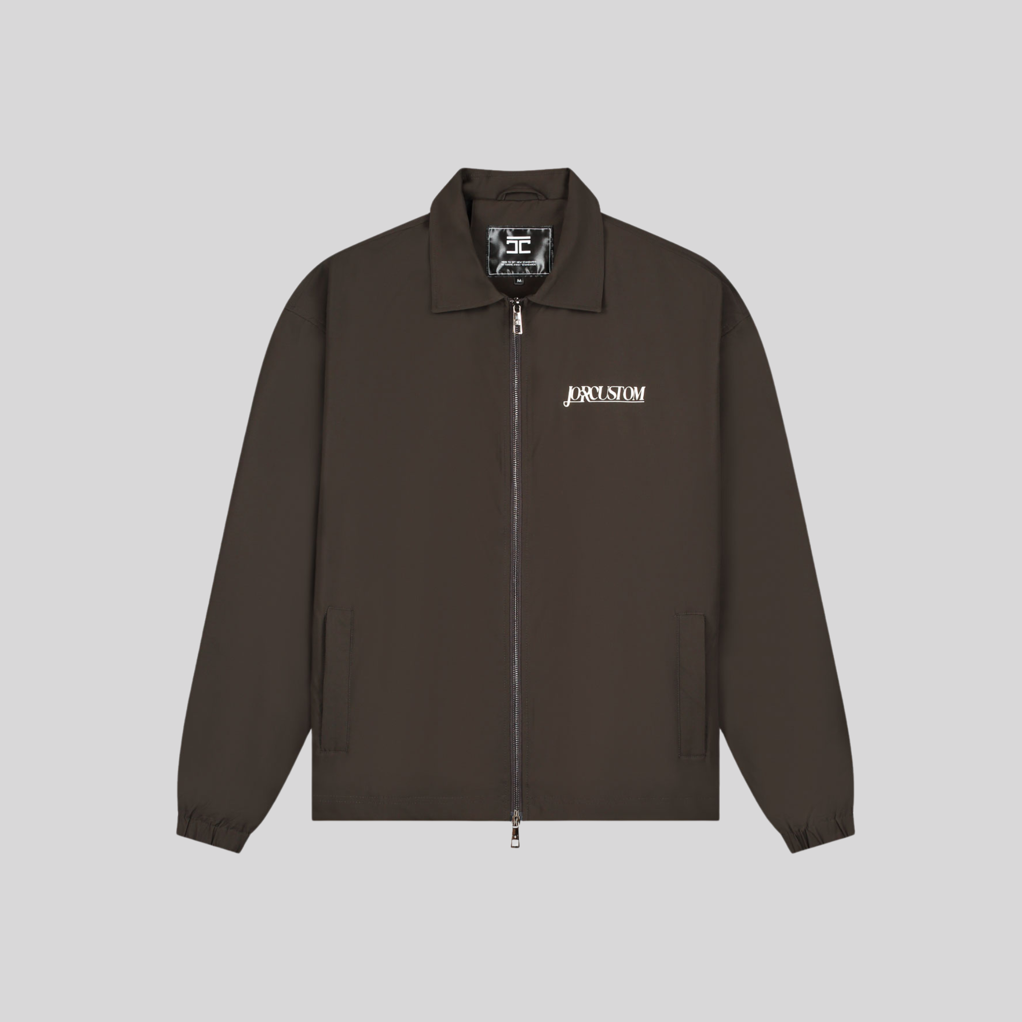 COACH JACKET BROWN JORCUSTOM