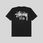 STUSSY STOCK TOKYO TEE BLACK STUSSY