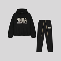 NBA BLACK GREY JOGGER SET
